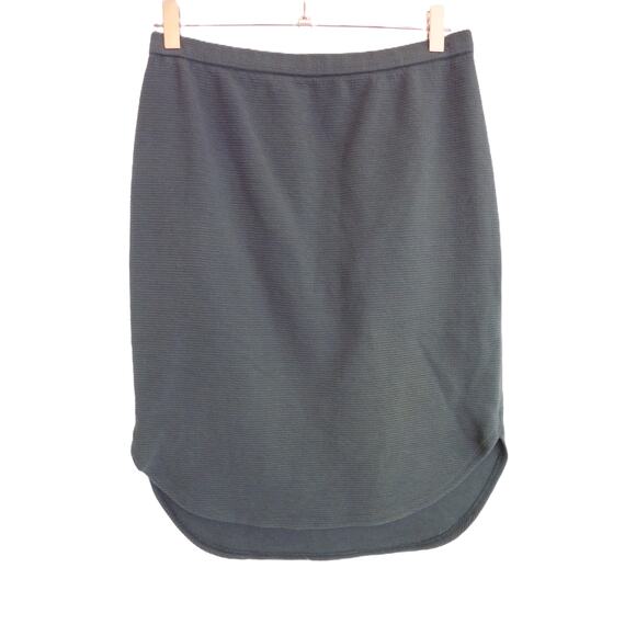 Banana Republic Gray Ribbed Skirt M - Picture 1 of 5